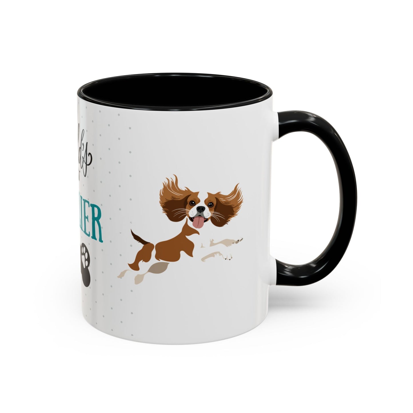 World's Best Cavalier Dad Coffee Mug - Cute Dog Lover Gift