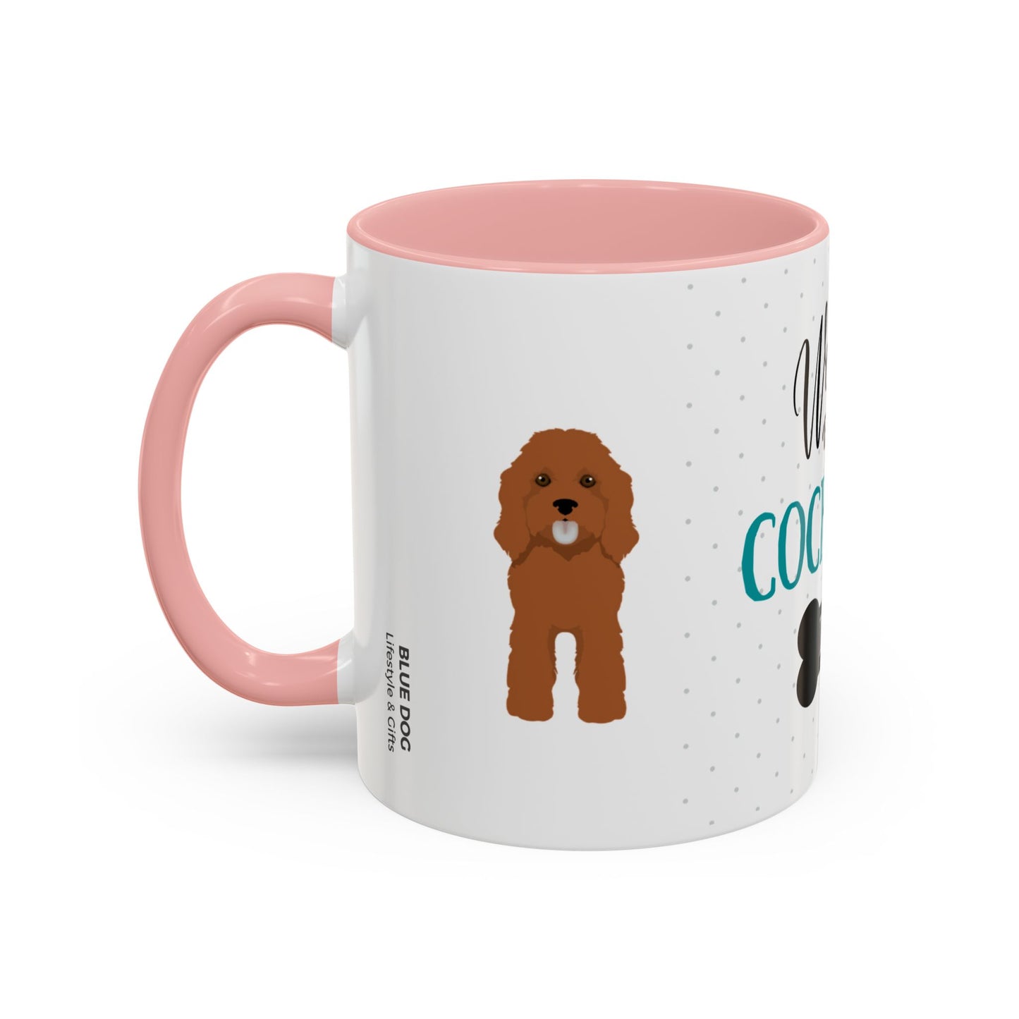 World's Best Red Cockapoo Dad Coffee Mug - Cute Dog Lover Gift