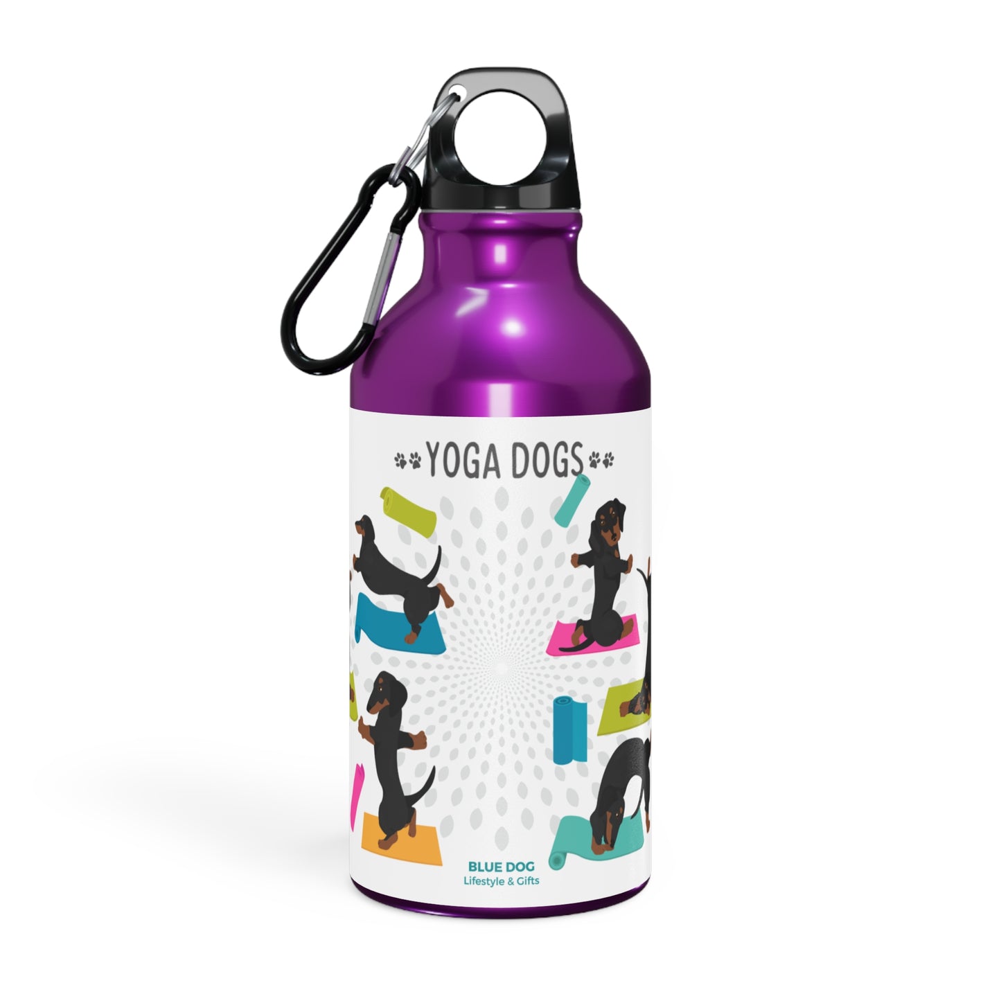 Yoga Dogs Sport Bottle - Daschund