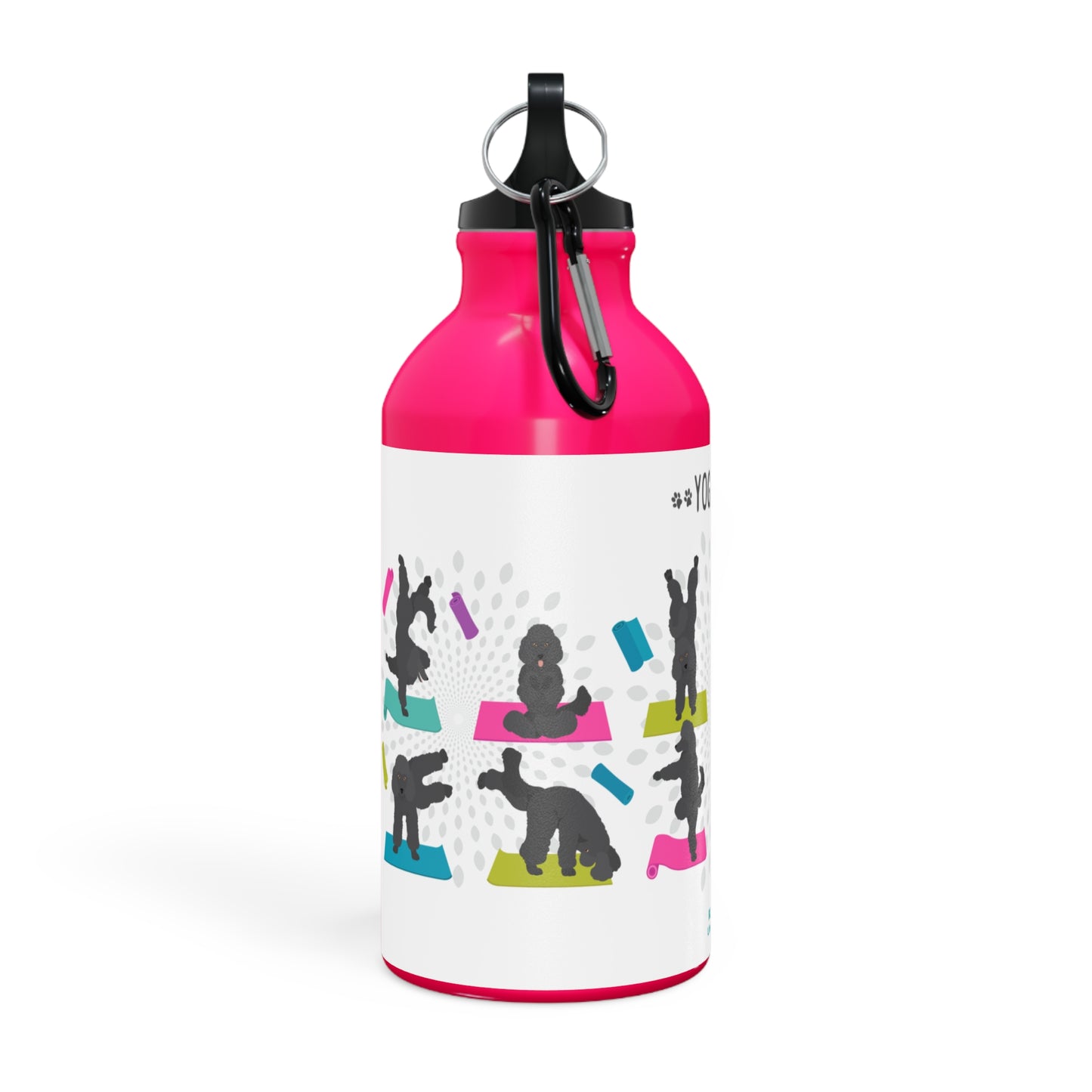 Yoga Dogs Sport Bottle - Poodle