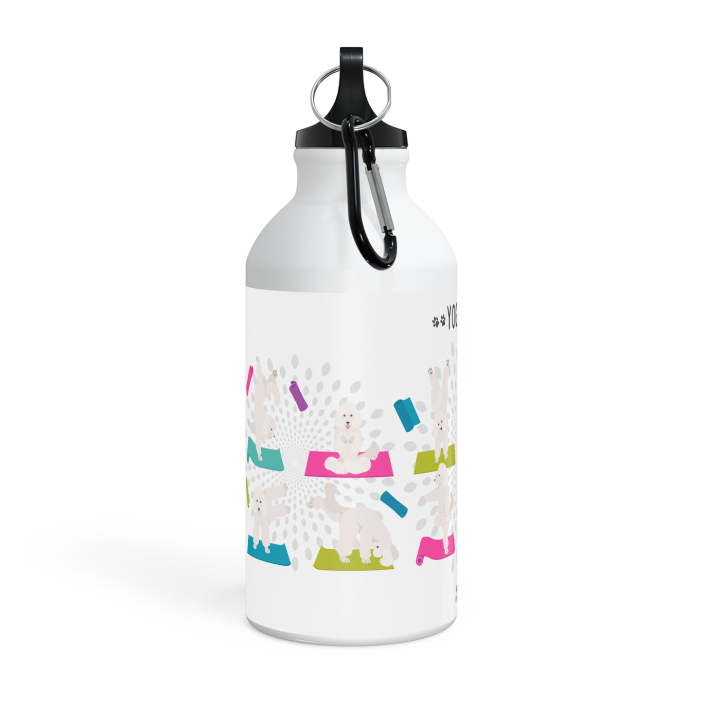 Yoga Dogs Sport Bottle - Poodle