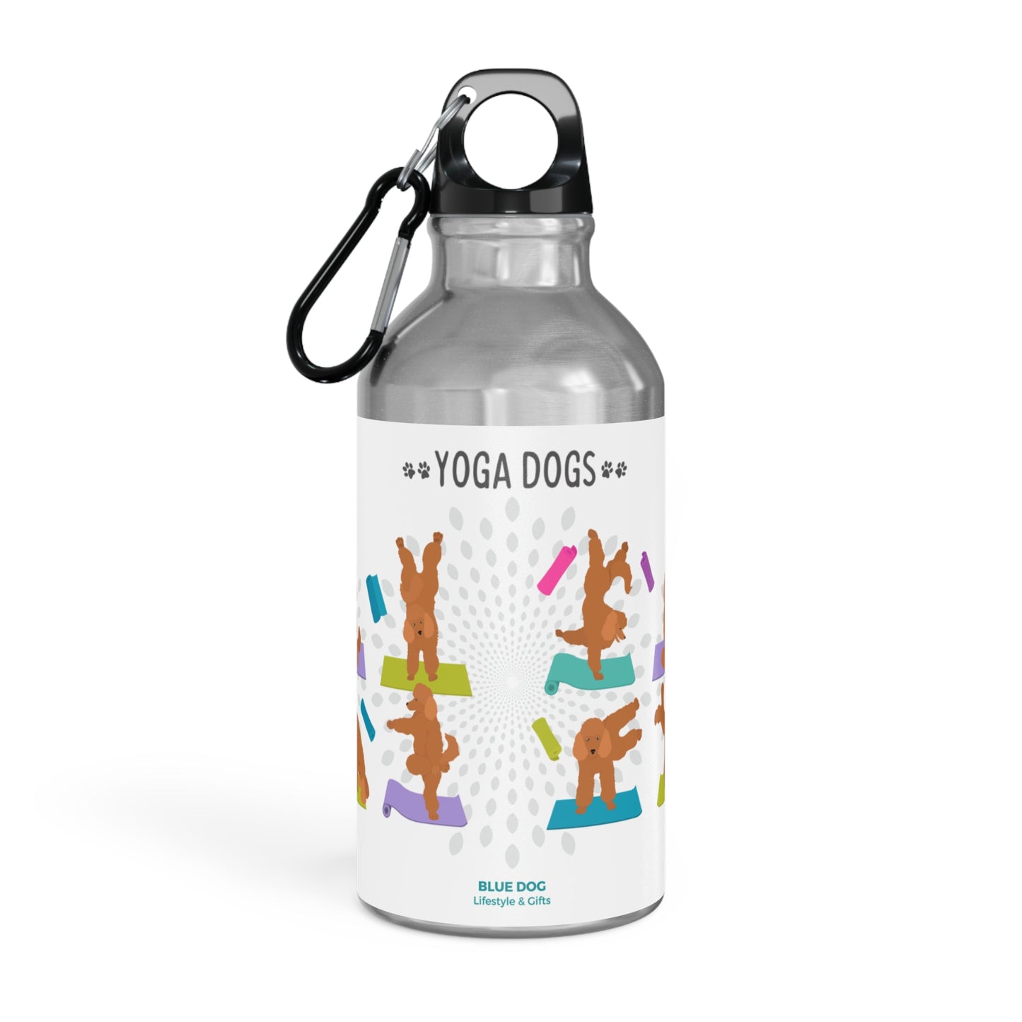 Yoga Dogs Sport Bottle - Poodle