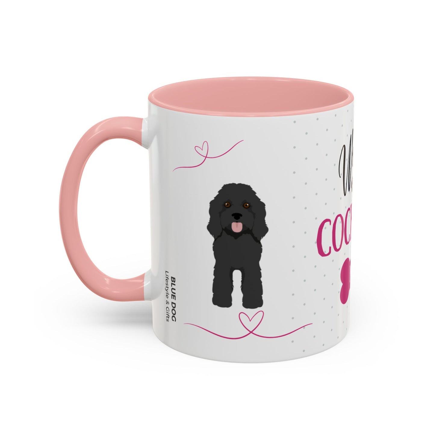 World's Best Black Cockapoo Mum Coffee Mug - Cute Dog Lover Gift