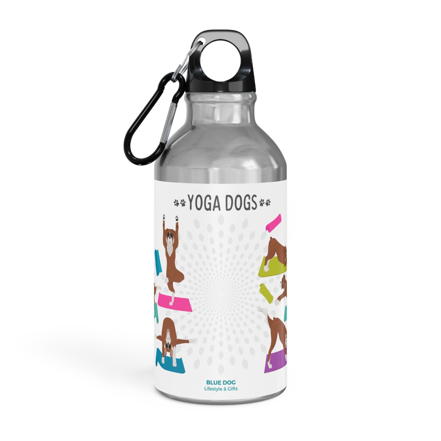 Yoga Dogs Sport Bottle - Boxer Dog