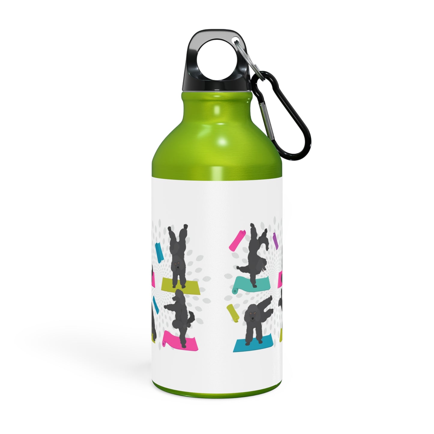 Yoga Dogs Sport Bottle - Poodle