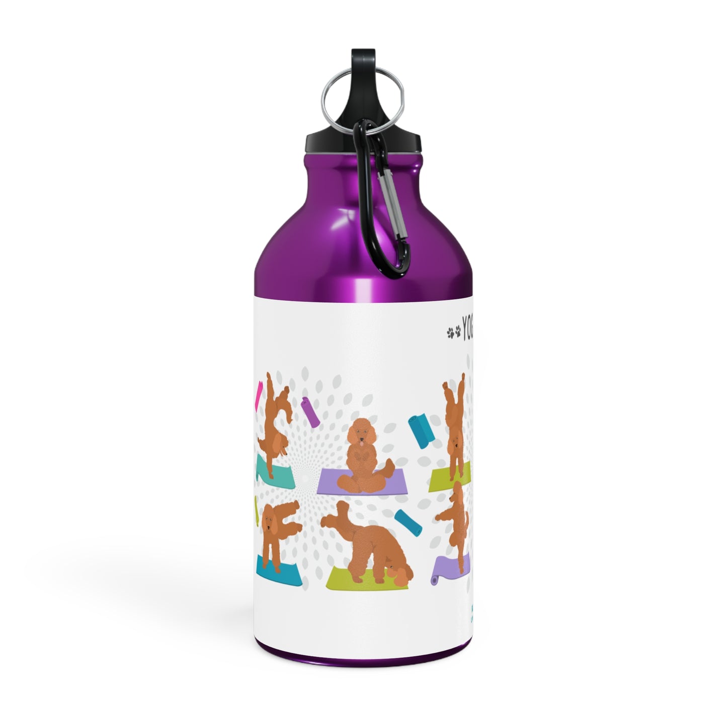 Yoga Dogs Sport Bottle - Poodle