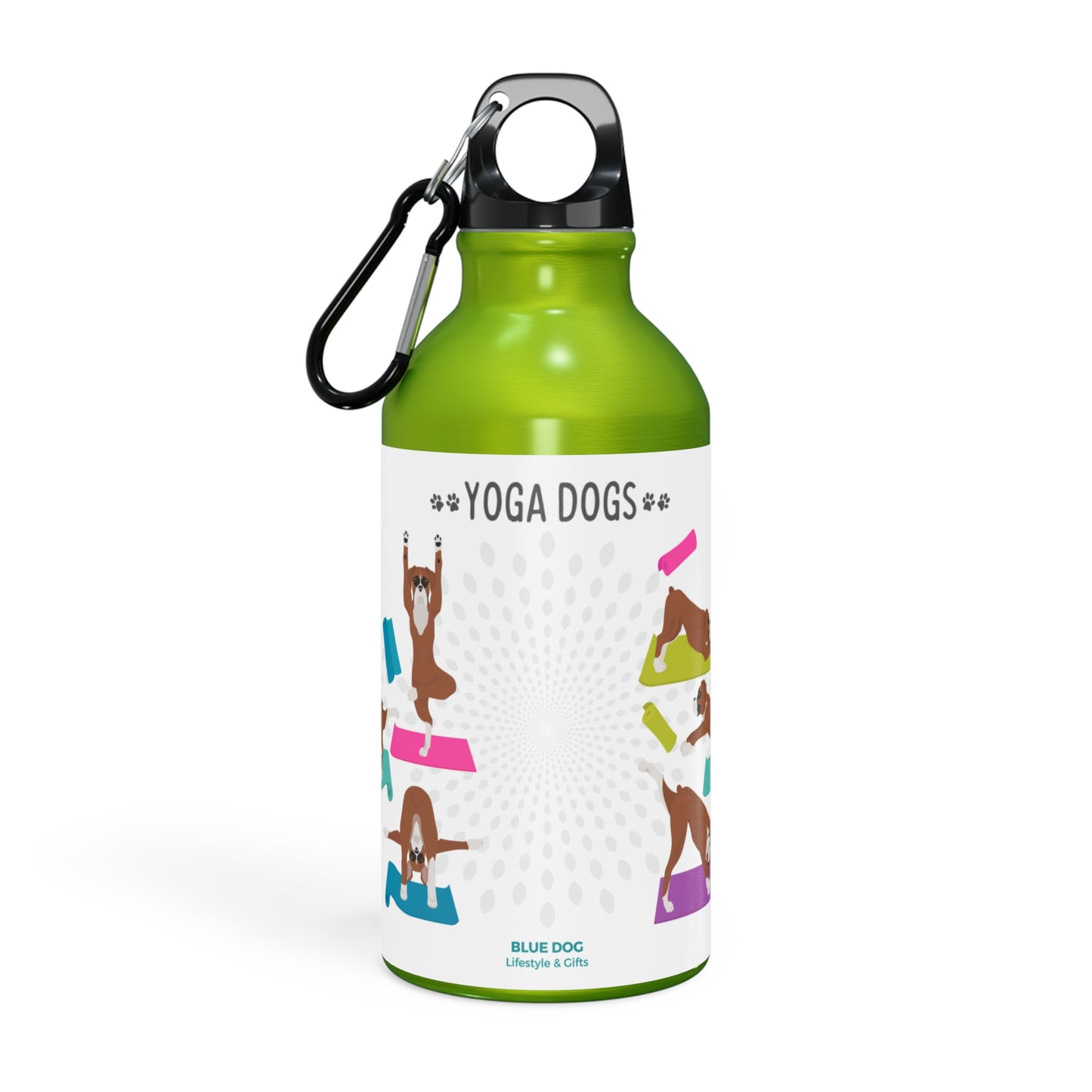 Yoga Dogs Sport Bottle - Boxer Dog