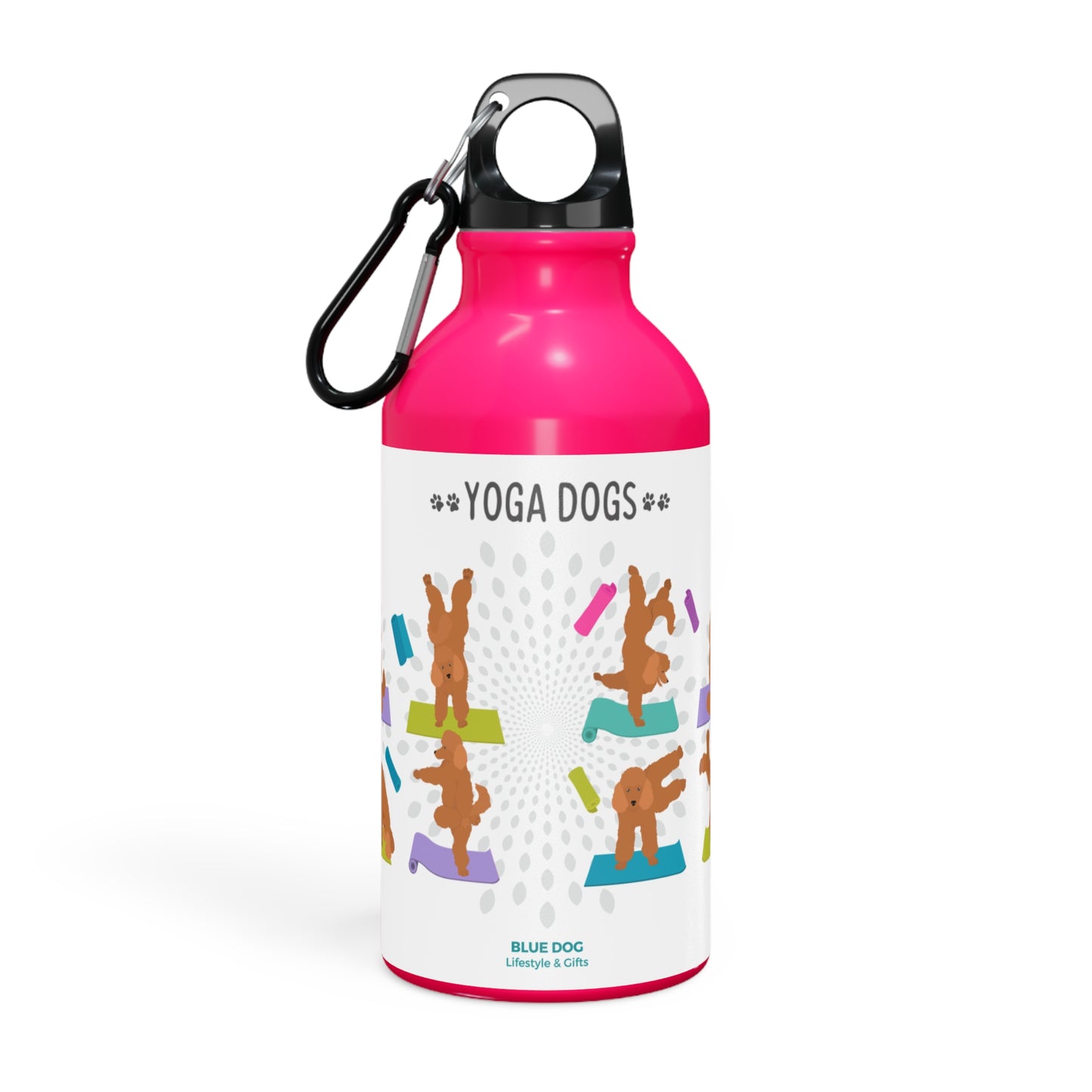 Yoga Dogs Sport Bottle - Poodle