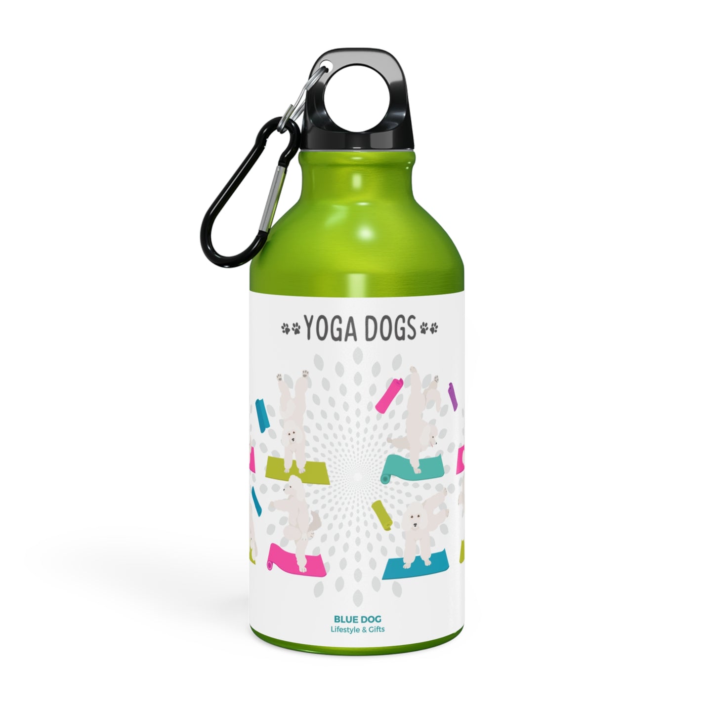 Yoga Dogs Sport Bottle - Poodle