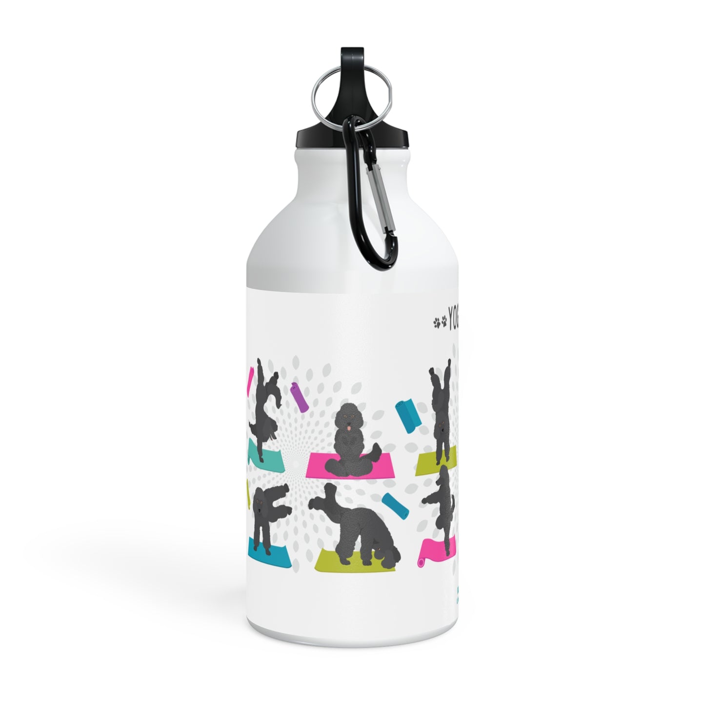 Yoga Dogs Sport Bottle - Poodle