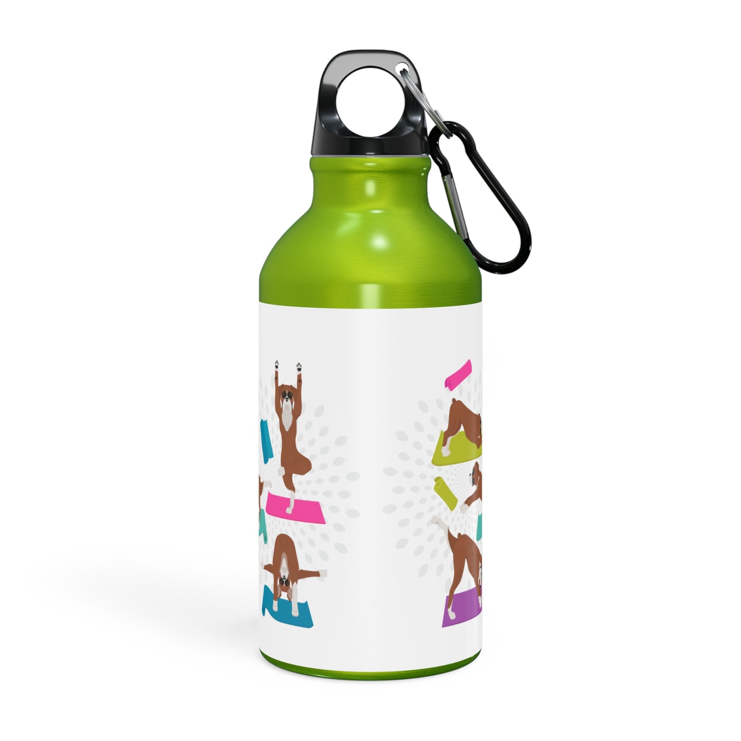 Yoga Dogs Sport Bottle - Boxer Dog