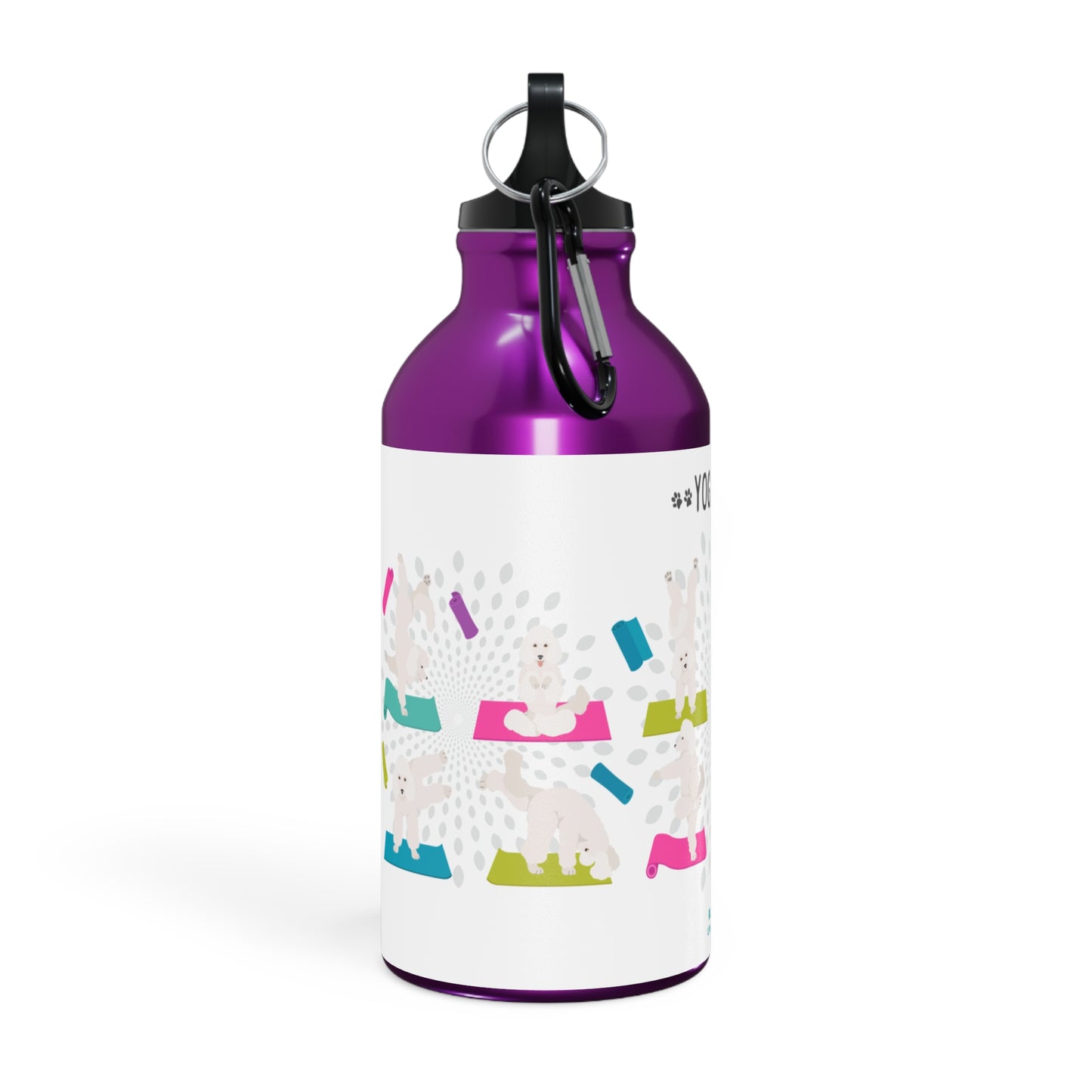 Yoga Dogs Sport Bottle - Poodle