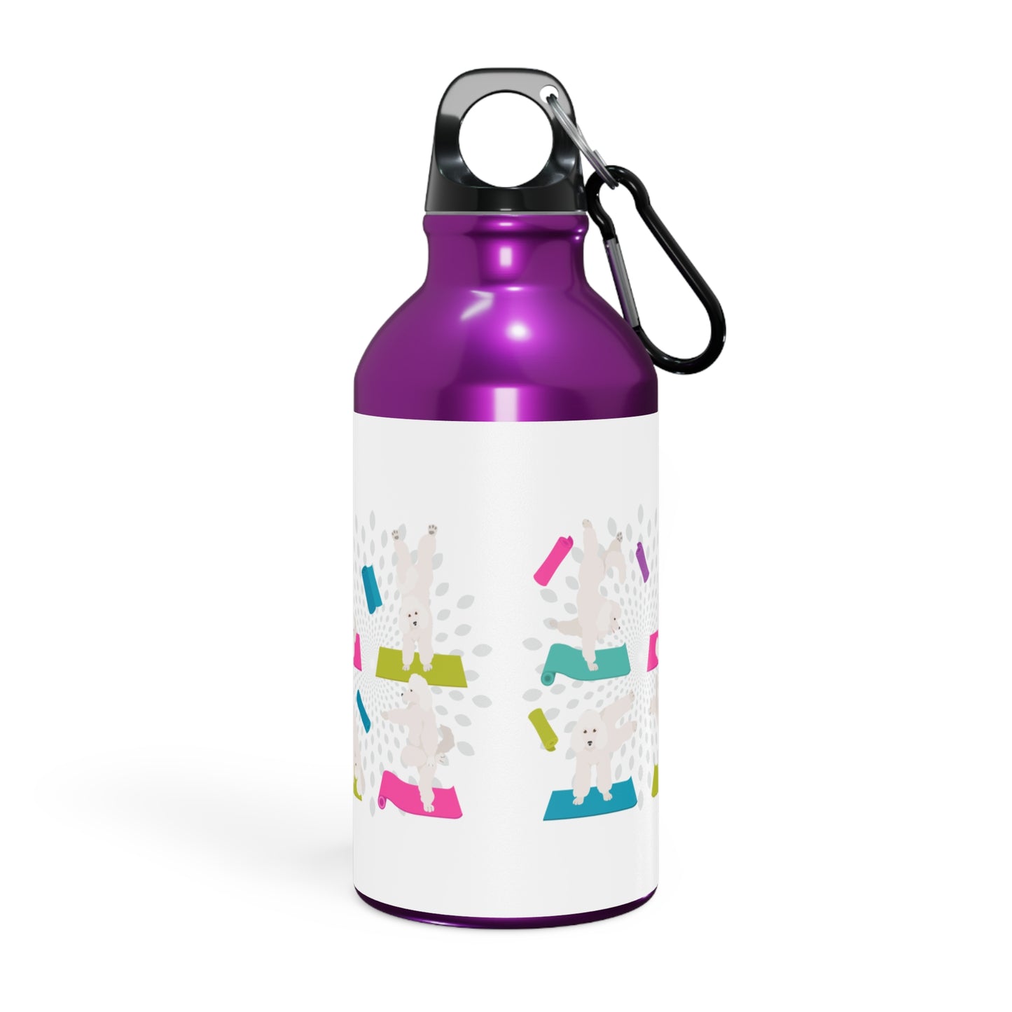 Yoga Dogs Sport Bottle - Poodle