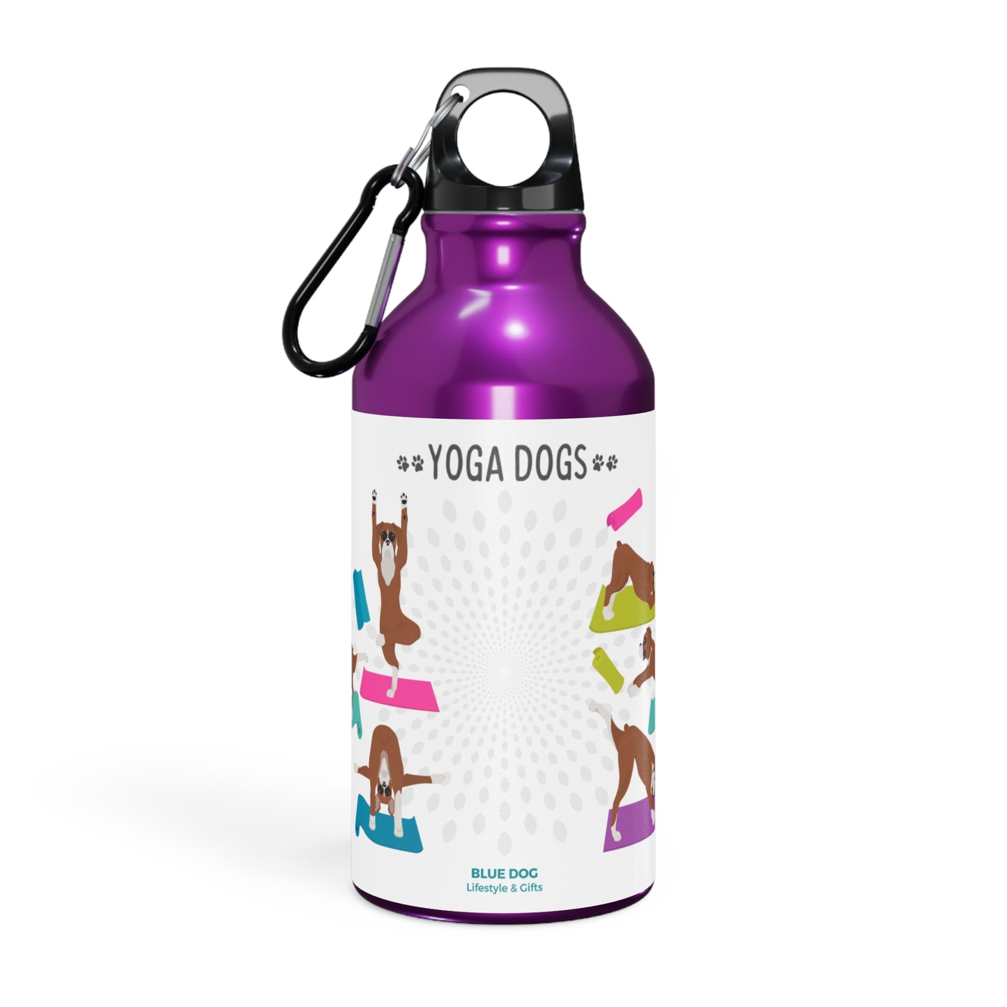 Yoga Dogs Sport Bottle - Boxer Dog