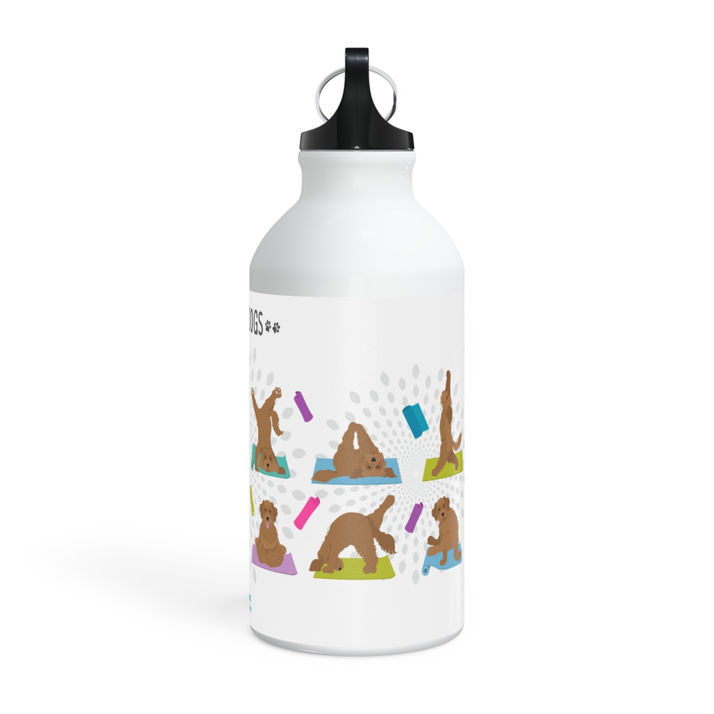 Yoga Dogs Sport Bottle - Labradoodle